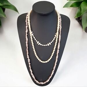 3 vintage pearls necklaces